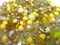 Yellow Bead Charms Grab Bag, 25 pc Glass & Acrylic Dangle Charms, Adorabilities